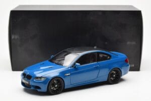 BMW M3 E92 Laguna Seca Blue Kyosho 1:18 08734LBL Metal — billede 8 af 8