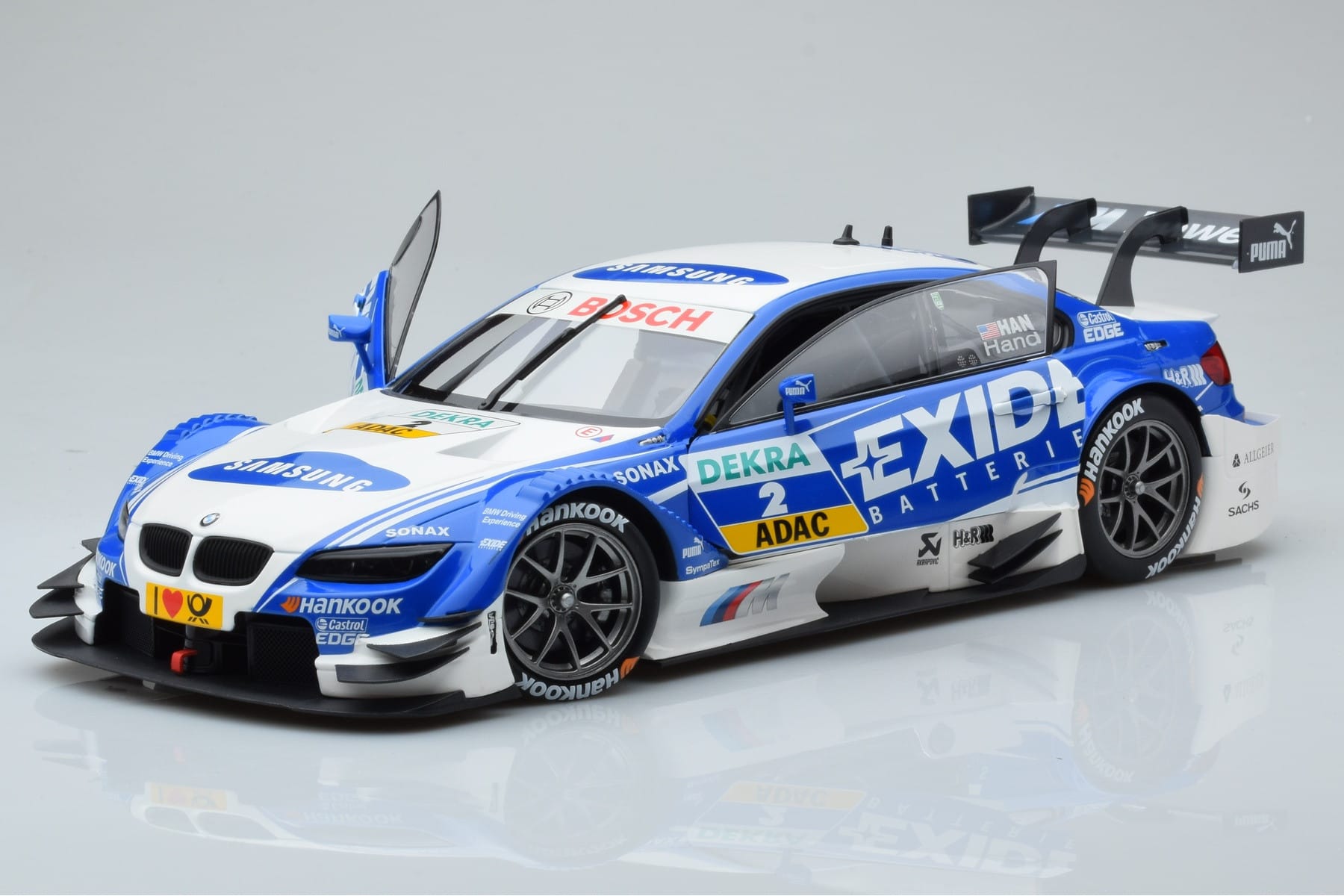 BMW M3 #2 BMW Team RMG A.J. Hand DTM 2012 Minichamps 1:18 100122202 Metal — billede 2 af 8