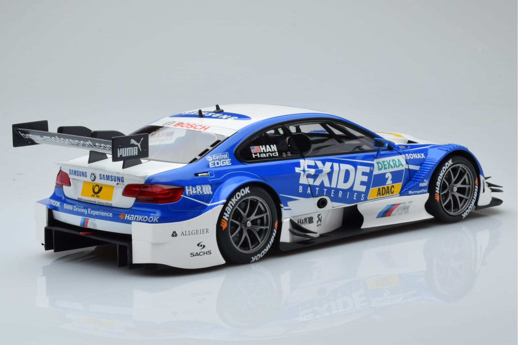 BMW M3 #2 BMW Team RMG A.J. Hand DTM 2012 Minichamps 1:18 100122202 Metal — billede 3 af 8