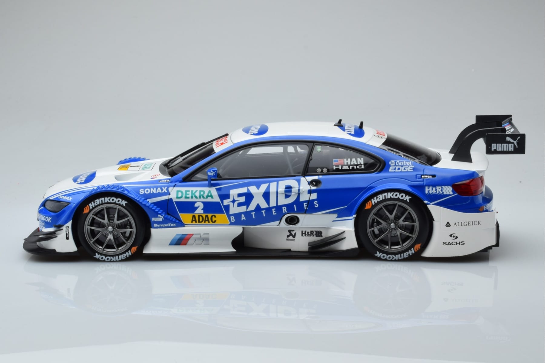 BMW M3 #2 BMW Team RMG A.J. Hand DTM 2012 Minichamps 1:18 100122202 Metal — billede 4 af 8