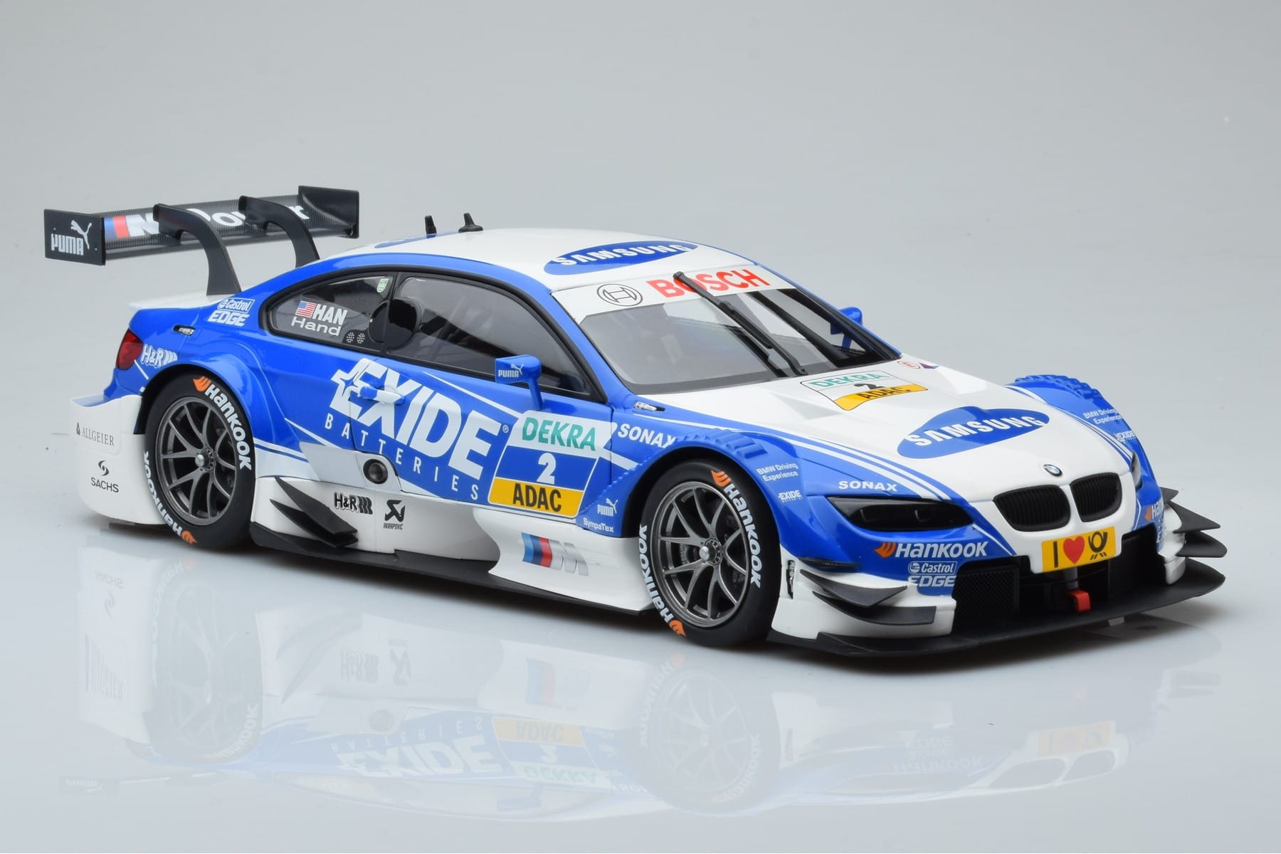 BMW M3 #2 BMW Team RMG A.J. Hand DTM 2012 Minichamps 1:18 100122202 Metal — billede 5 af 8