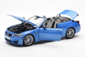 BMW M4 F83 Cabriolet Yas Marina Blå Paragon 1:18 80432339612 Metal — billede 2 af 8