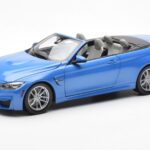BMW M4 F83 Cabriolet Yas Marina Blå Paragon 1:18