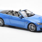 BMW M4 F83 Cabriolet Yas Marina Blå Paragon 1:18 - image 6 of 8