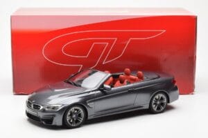 BMW M4 F83 Cabriolet Grå GT Spirit 1:18 GT081 Resin — billede 6 af 6
