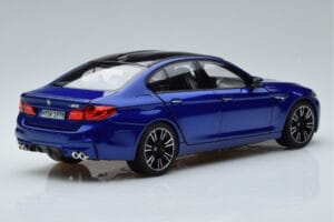 BMW M5 F90 Marina Bay Blå Norev 1:18 80432454783 Metal — billede 3 af 7