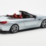 BMW M6 F12 Cabriolet Silverstone Sølv II Paragon 1:18 - image 3 of 8