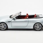 BMW M6 F12 Cabriolet Silverstone Sølv II Paragon 1:18 - image 4 of 8