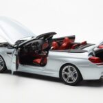 BMW M6 F12 Cabriolet Silverstone Sølv II Paragon 1:18 - image 5 of 8