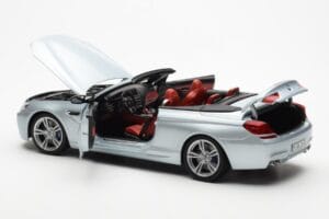 BMW M6 F12 Cabriolet Silverstone Sølv II Paragon 1:18 80432253656 Metal — billede 5 af 8