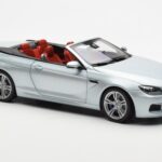 BMW M6 F12 Cabriolet Silverstone Sølv II Paragon 1:18 - image 6 of 8