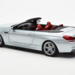 BMW M6 F12 Cabriolet Silverstone Sølv II Paragon 1:18 - image 7 of 8