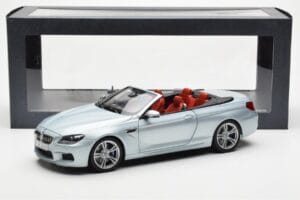 BMW M6 F12 Cabriolet Silverstone Sølv II Paragon 1:18 80432253656 Metal — billede 8 af 8