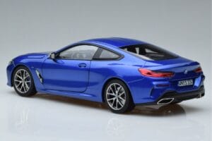 BMW M850i G15 Blå Metallic Norev 1:18 183286 Metal — billede 6 af 7
