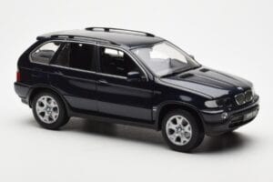 BMW X5 4.4i E53 Mørk Blå Kyosho 1:18 08521DB Metal — billede 6 af 8