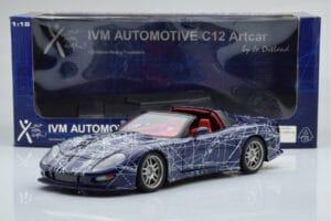 Chevrolet Callaway C12 Corvette MUKO Artcar AUTOart 1:18 71014 Metal — billede 9 af 9