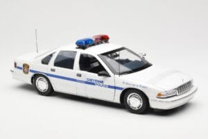 Chevrolet Caprice Cheyenne Politi UT Models 1:18 21025 Metal — billede 4 af 6
