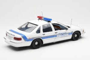Chevrolet Caprice Sebring Politi UT Models 1:18 21029 Metal — billede 2 af 6