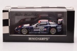 Chevrolet Corvette C5R #53 R. Fellows / J. O'Connell / F. Freon 24 Hours of Le Mans 2003 Minichamps 1:43 400031453 Metal — billede 4 af 4