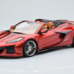 Chevrolet Corvette C8 Z06 Cabriolet Rød Mist GT Spirit 1:18