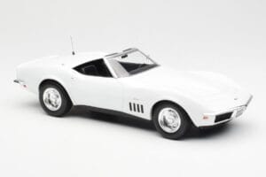 Chevrolet Corvette C3 Cabriolet Can-Am Hvid Norev 1:18 189038 Metal — billede 4 af 6