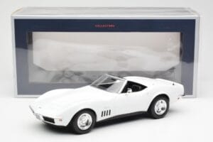 Chevrolet Corvette C3 Cabriolet Can-Am Hvid Norev 1:18 189038 Metal — billede 6 af 6