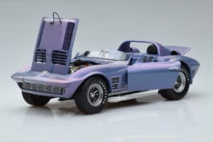 Chevrolet Corvette Grand Sport Roadster Laguna Seca Himmelblå Exoto 1:18 EXPRM00080 Metal — billede 2 af 9