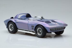 Chevrolet Corvette Grand Sport Roadster Laguna Seca Himmelblå Exoto 1:18 EXPRM00080 Metal — billede 5 af 9