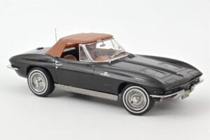 Chevrolet Corvette C2 Sting Ray Cabriolet Norev 1:18 189055 Metal — billede 3 af 3