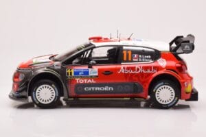 Citroen C3 WRC #11 S. Loeb / D. Elena Rally Mexico 2018 Norev 1:18 181638 Metal — billede 3 af 6
