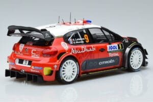 Citroen C3 WRC #9 S. Lefebvre / G. Moreau Tour de Corse 2017 Norev 1:18 181633 Metal — billede 2 af 6