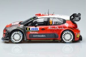 Citroen C3 WRC #9 S. Lefebvre / G. Moreau Tour de Corse 2017 Norev 1:18 181633 Metal — billede 3 af 6
