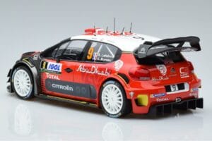 Citroen C3 WRC #9 S. Lefebvre / G. Moreau Tour de Corse 2017 Norev 1:18 181633 Metal — billede 5 af 6