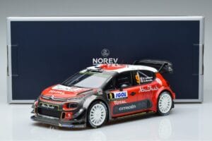 Citroen C3 WRC #9 S. Lefebvre / G. Moreau Tour de Corse 2017 Norev 1:18 181633 Metal — billede 6 af 6