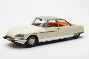 Citroen DS 21 Le Leman Cabriolet Elfenben og Grøn Norev 1:18