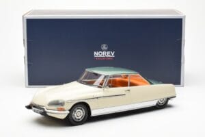 Citroen DS 21 Le Leman Cabriolet Elfenben og Grøn Norev 1:18 181751 Metal — billede 6 af 6