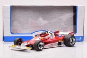 Ferrari 312 T2B #12 C. Reutemann Swedish GP 1977 MCG 1:18 MCG18625F Metal — billede 6 af 6
