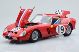 Ferrari 250 GTO #19 24 Hours of Le Mans 1962 Kyosho 1:18 08438A Metal — billede 2 af 10