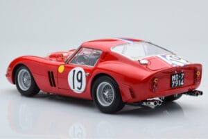 Ferrari 250 GTO #19 24 Hours of Le Mans 1962 Kyosho 1:18 08438A Metal — billede 7 af 10
