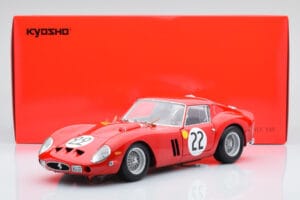Ferrari 250 GTO #22 24 Hours of Le Mans 1962 Kyosho 1:18 08438B Metal — billede 10 af 10