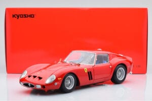 Ferrari 250 GTO Rød Kyosho 1:18 08438R Metal — billede 10 af 10