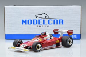 Ferrari 312 T2 B #21 G. Villeneuve Canadian GP 1977 MCG 1:18 MCG18623F Metal — billede 6 af 6