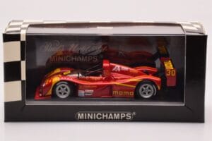 Ferrari 333 SP #30 MOMO M. Papis / D. Theys / B. Wollek Daytona 24 Hours 2nd Place 1996 Minichamps 1:43 430967430 Metal — billede 4 af 4