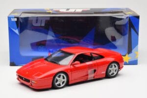 Ferrari F355 Berlinetta Rød UT Models 1:18 180074020 Metal — billede 6 af 6