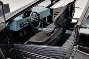 Ferrari F40 Lightweight Sort Kyosho 1:18 08412BK Metal — billede 11 af 12