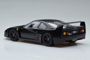 Ferrari F40 Lightweight Sort Kyosho 1:18 08412BK Metal — billede 7 af 12