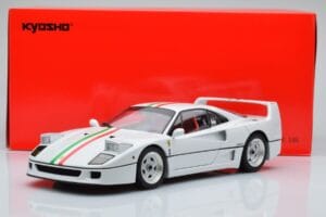 Ferrari F40 Perlevid Italy Kyosho 1:18 08416PWT-G Metal — billede 8 af 8