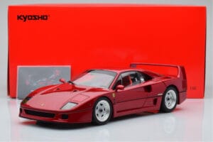 Ferrari F40 Rød Metallic Asia Exclusive Kyosho 1:18 08416RM-G Metal — billede 14 af 14