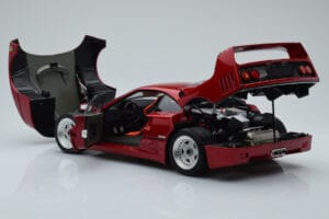 Ferrari F40 Rød Metallic Asia Exclusive Kyosho 1:18 08416RM-G Metal — billede 6 af 14