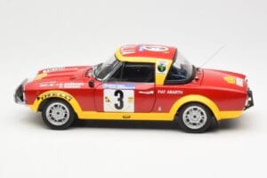 Fiat 124 Abarth #3 Barbasio / Sodano East African Safari Rally 1974 Sun Star 1:18 4952 Metal — billede 4 af 8